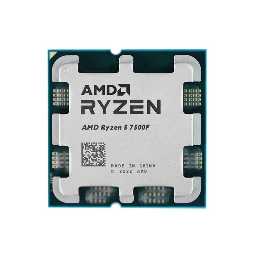 CPU AMD Ryzen Ryzen 5 7500F - TRAY NEW (3.7 GHz Upto 5.0GHz / 38MB / 6 Cores, 12 Threads / 65W / Socket AM5)
